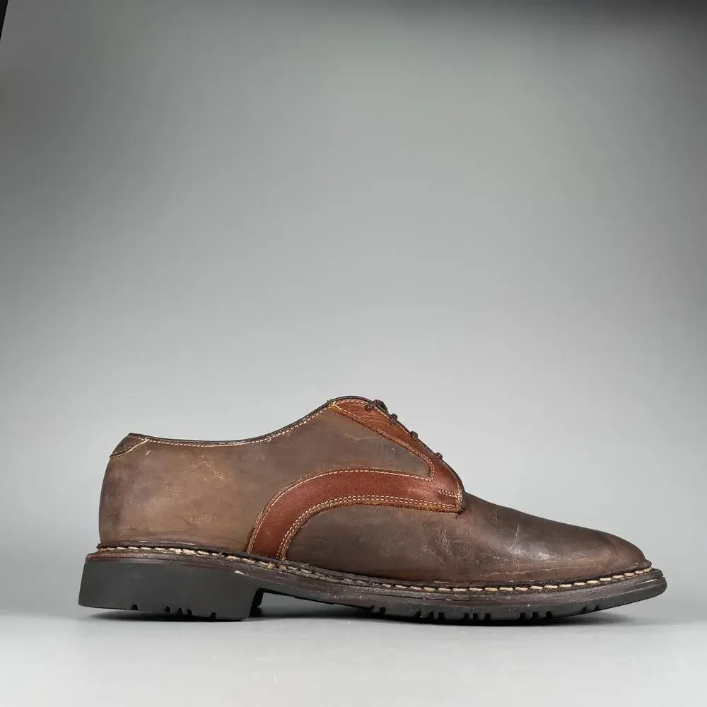 Allen Edmonds Berkshire Mens Size 8.5 3E Tan Brown Leather Oxford Dress Shoe GUC